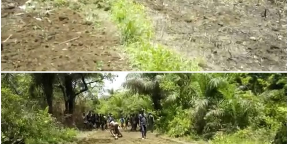 Folks working on Self-help road project update